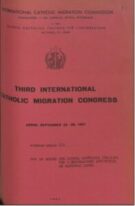 III International Catholic Migration Congress - n. 24  (22-28 sett. 1957) - The Giunta Cattolica Italiana per l'emigrazione activities on national level