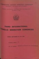 III International Catholic Migration Congress - n. 27  (22-28 sett. 1957) - Summary of replies tu questionnaire