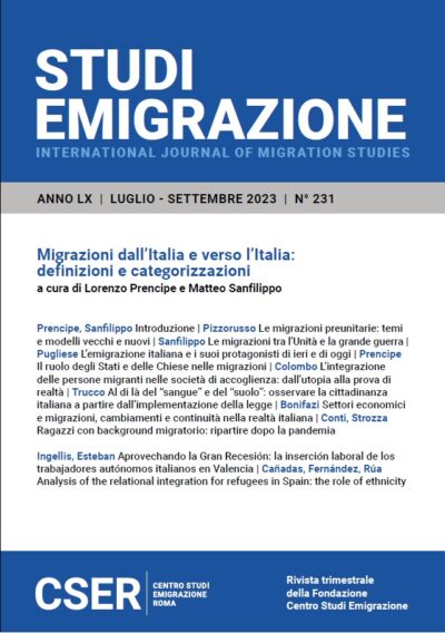 Studi Emigrazione n° 231/2023
