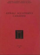 Annali accademici Canadesi - volume 6 - 1990