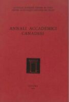Annali accademici Canadesi - volume 8 - 1992