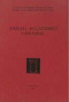 Annali accademici Canadesi - volume 9 - 1992