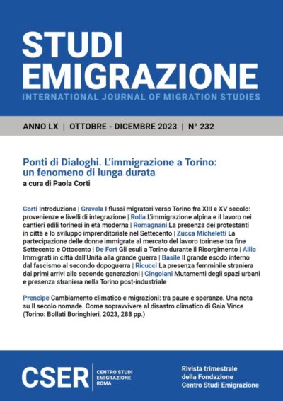 Studi Emigrazione n° 232/2023