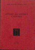 Annali accademici Canadesi - volume 2 - 1986