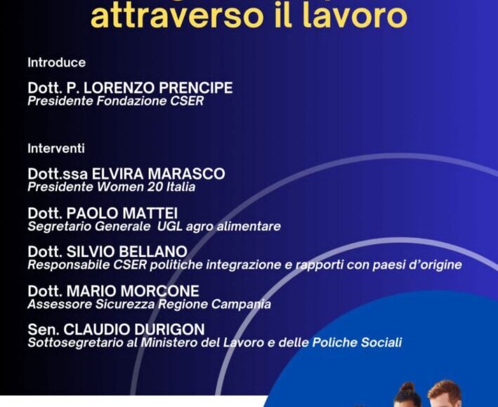 “L’integrazione passa attraverso il lavoro”