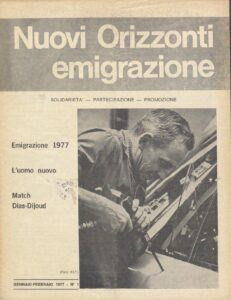Nuovi Orizzonti Europa - Emigrazione n. 1 - gennaio - febbraio - 1977