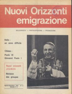 Nuovi Orizzonti Europa  - Emigrazione n. 6-agosto-settembre 1978