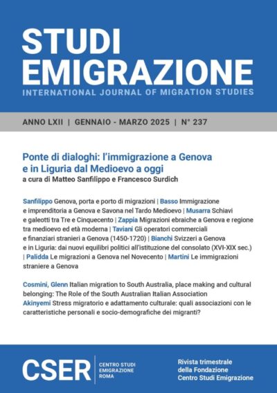 Studi Emigrazione n° 237/2025