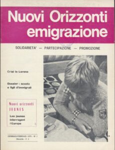 Nuovi Orizzonti Europa  - Emigrazione n. 1 - gennaio - febbraio 1979