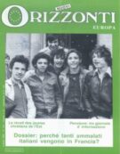 Nuovi Orizzonti Europa - Emigrazione n. 1 - gennaio- 1990