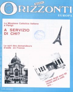 Nuovi Orizzonti Europa  - Emigrazione n. 6 - settembre-ottobre- 1990