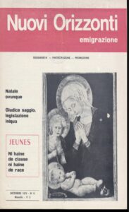 Nuovi Orizzonti Europa  - Emigrazione n. 8 - dicembre- 1979