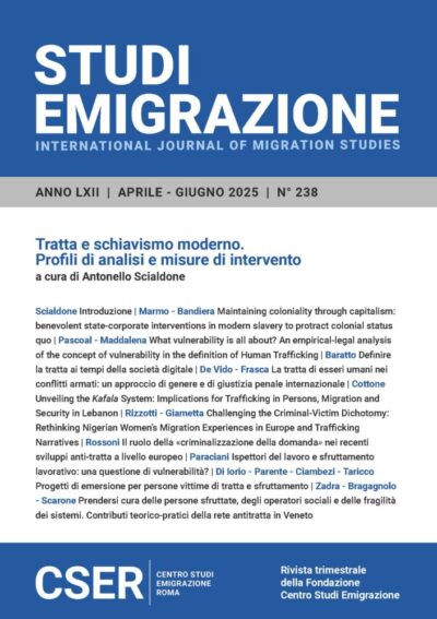 Studi Emigrazione n° 238/2025