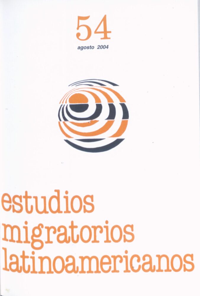 Estudios_Migratorios_Latinoamericanos - agosto - 2004 -n.54