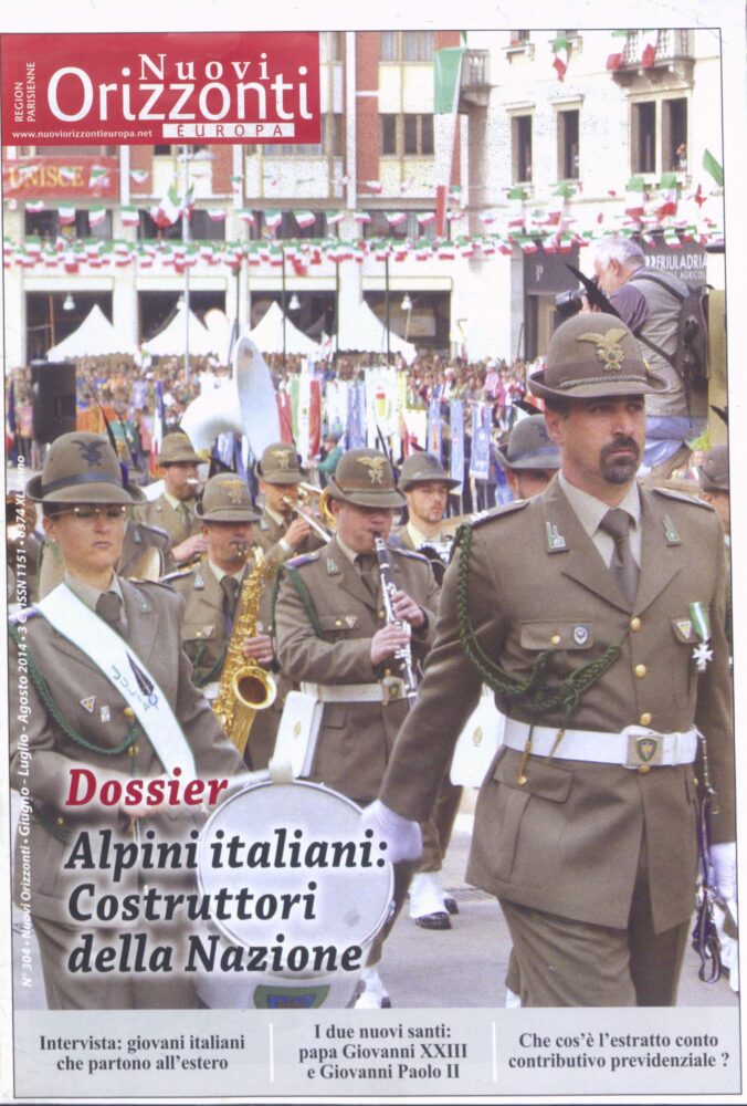 Nuovi Orizzonti Europa  - Emigrazione n. 3 - giugno-luglio-agosto 2014