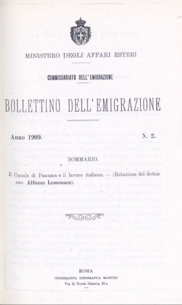 Bollettino Dell'Emigrazione 1909- n. 2