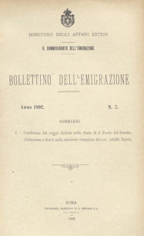 Bollettino Dell'Emigrazione 1902 - n. 7