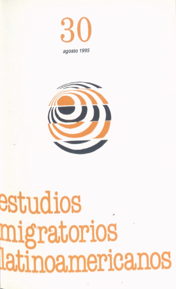 Estudios_Migratorios_Latinoamericanos - agosto - 1995 -n.30