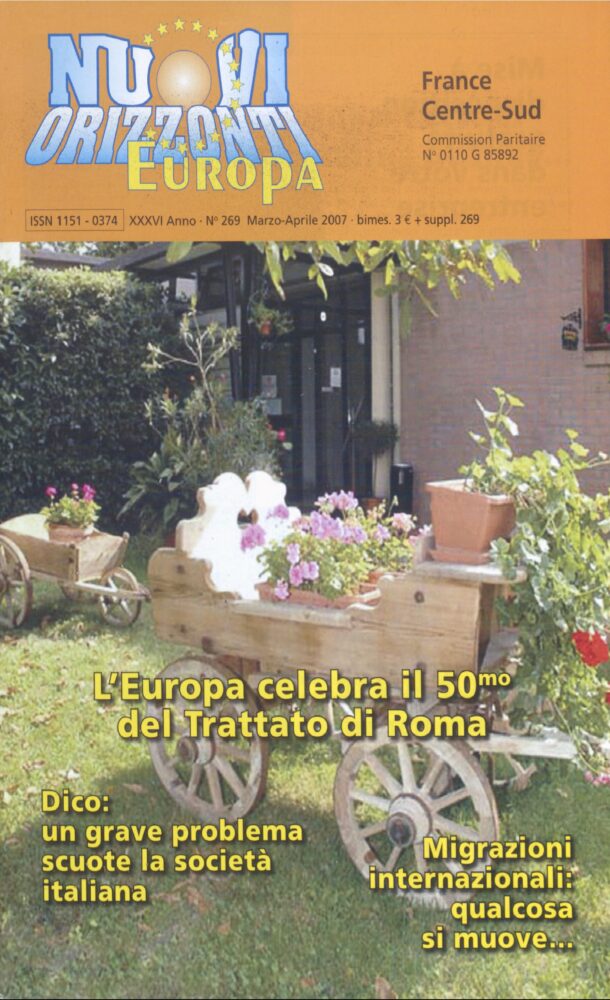 Nuovi Orizzonti Europa - Emigrazione - n. 2 -marzo-aprile- 2007