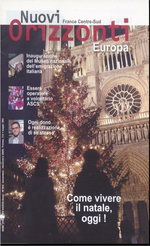 Nuovi Orizzonti Europa - Emigrazione - n. 5 - novembre- dicembre- 2009