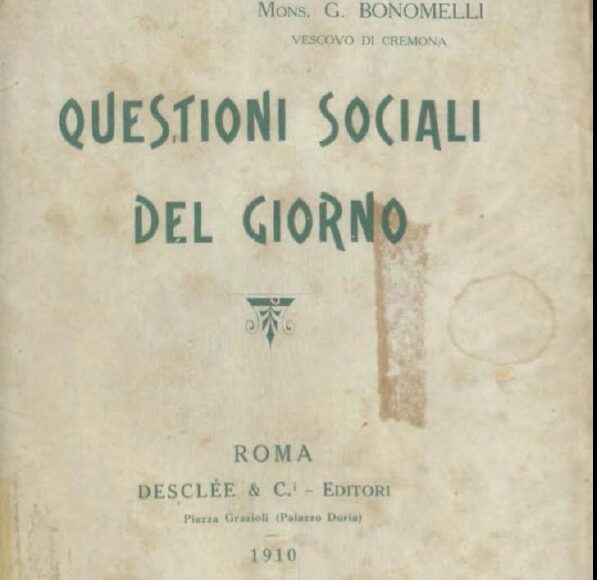 Copertina questioni socili Bonomelli