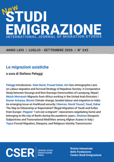 Studi Emigrazione n° 243/2026 <br><span style="background-color: #135DA8; color: #E1BC1F; font-size: 15px;">(New: versione digitale disponibile)</span>